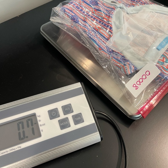 00008 J. McLaughlin Catalina Cloth Tunic Medium Paisley 3/4 Sleeve - Picture 13 of 13